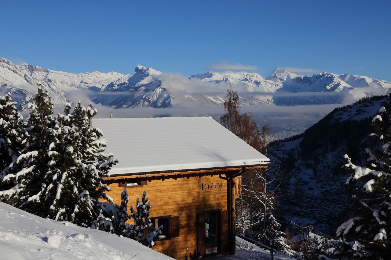Chalet Clochette 4 Valles-Verbier La Tzoumaz Exterior photo