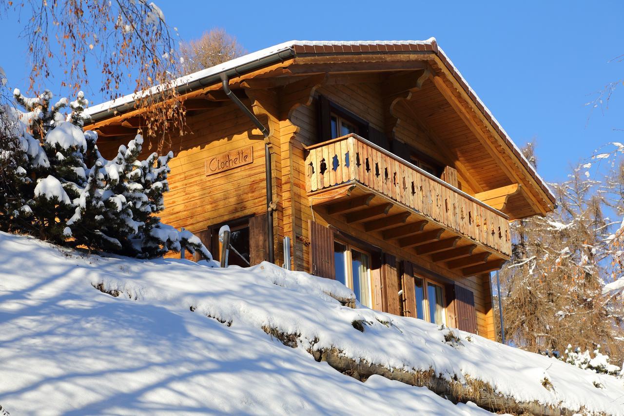Chalet Clochette 4 Valles-Verbier La Tzoumaz Exterior photo