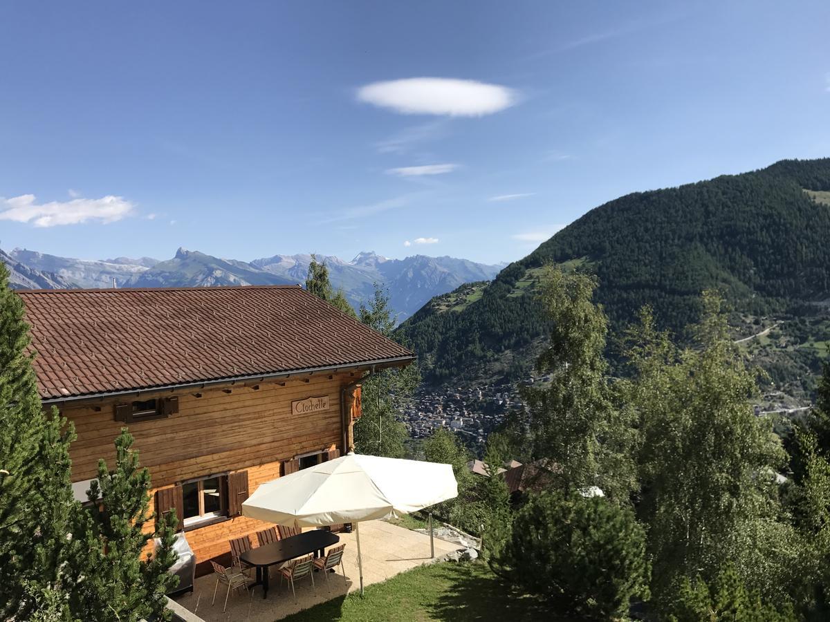 Chalet Clochette 4 Valles-Verbier La Tzoumaz Exterior photo